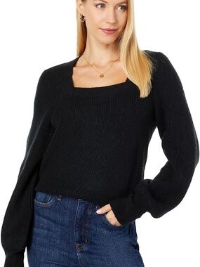 Madewell Melwood Square-Neck Pullover Sweater in Coziest Yarn NWT